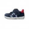 GRUNLAND JUNIOR SNEAKER IN PELLE NOON pp0434 BLU