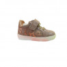 GRUNLAND JUNIOR SNEAKER IN PELLE NOON pp0430 ROSA CIPRIA